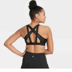 Women's Medium Support Strappy
Back Bonded Sports Bra - All in Motion
Size Small